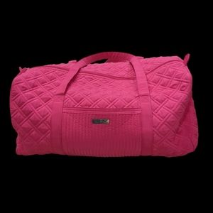 Hot Pink Vera Bradley Large Duffle Bag